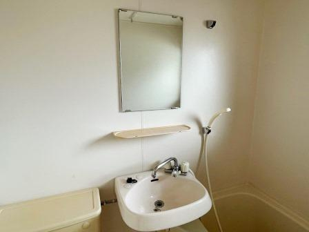 コーポサントーレアの洗面所|忙しい朝には欠かせない洗面所です