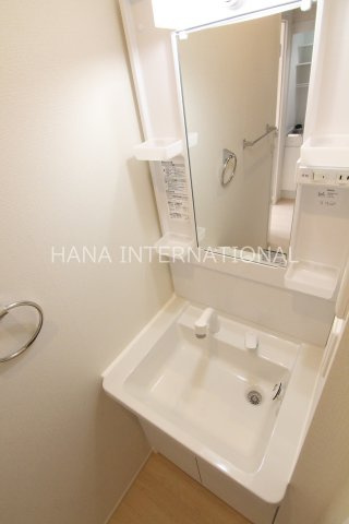 ヴィアロ伊興レジデンスAの洗面所