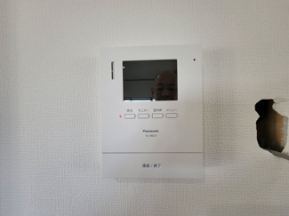 【防犯設備】 | 市川三郷町市川大門　内外装一新中古戸建 敷地161坪 整形地 | モニター付きインターフォン新設