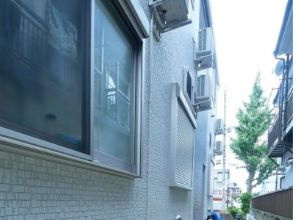 江戸川区南小岩６丁目のアパートのバルコニー