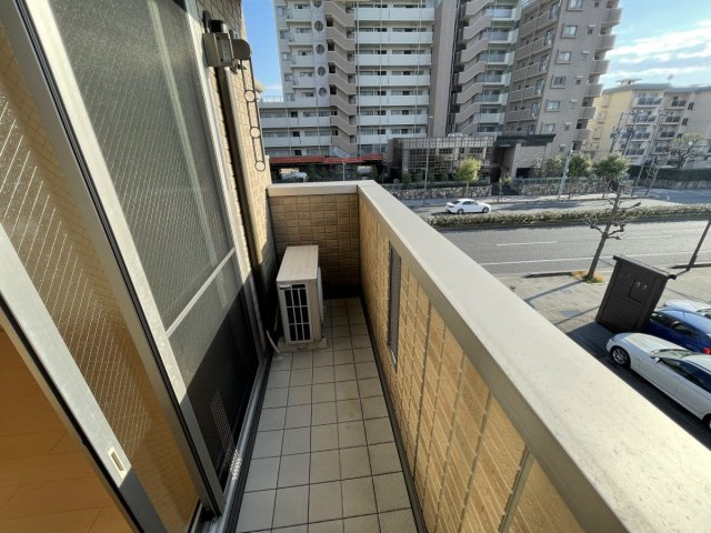 グランメール楠のバルコニー