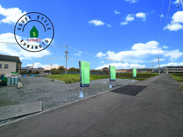 菊池市西寺第4-2棟（4号棟）　の前面道路含む現地写真|見学の時間などお気軽にお問い合わせ下さい。