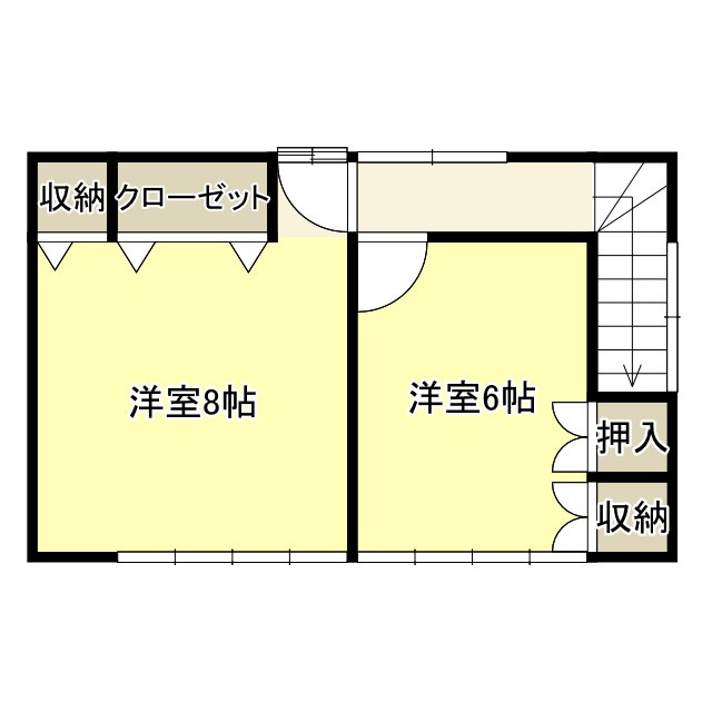 山形市あかねヶ丘二丁目2-7の間取り|リフォーム後2階