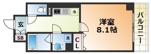 ボンニー元町の間取り