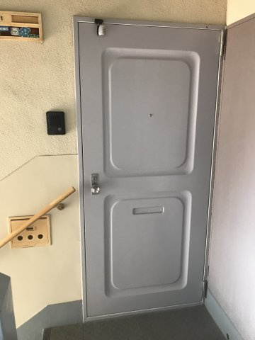 ときわビューハイツの玄関