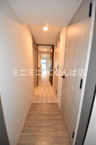 アーバネックス新町Ⅱの玄関