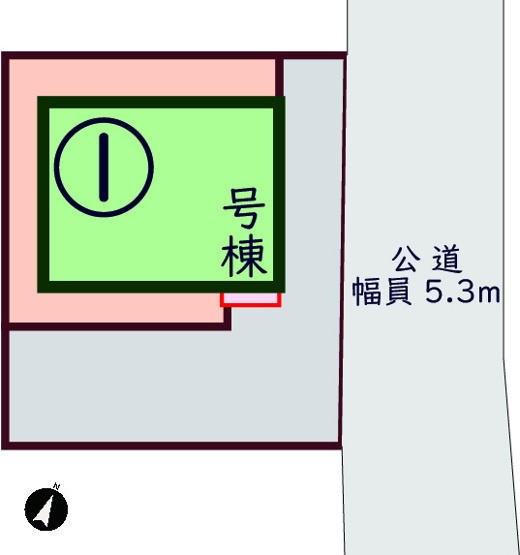 【区画図】 | ＼即 見 学 可 能／涌谷町涌谷第４期　限定１棟