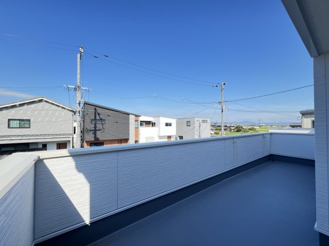 橿原市曲川3丁目全5区画のバルコニー|陽当たり良好バルコニー