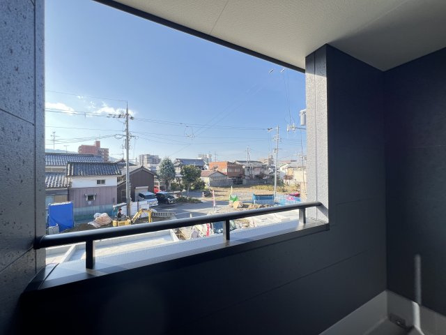 桜井市粟殿　第13期のバルコニー|インナーバルコニー　2ヶ所あります