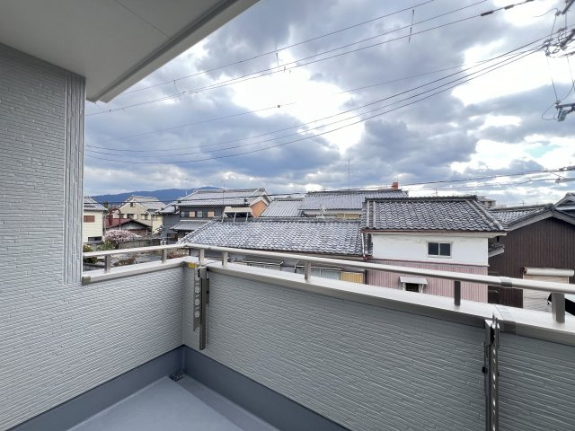 桜井市粟殿　第13期　のバルコニー