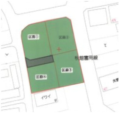 富岡市上高瀬分譲地区画①