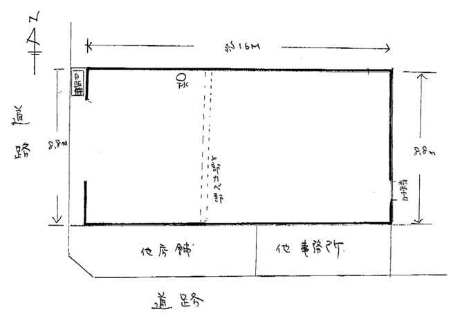 【間取り】 | サニーハイツ城西（旧：一二三荘）【　1階路面店　】
