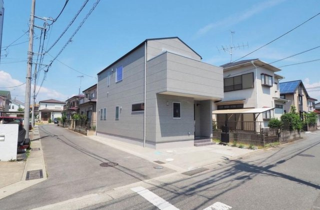 【成約】小田原市中里　新築戸建ての外観
