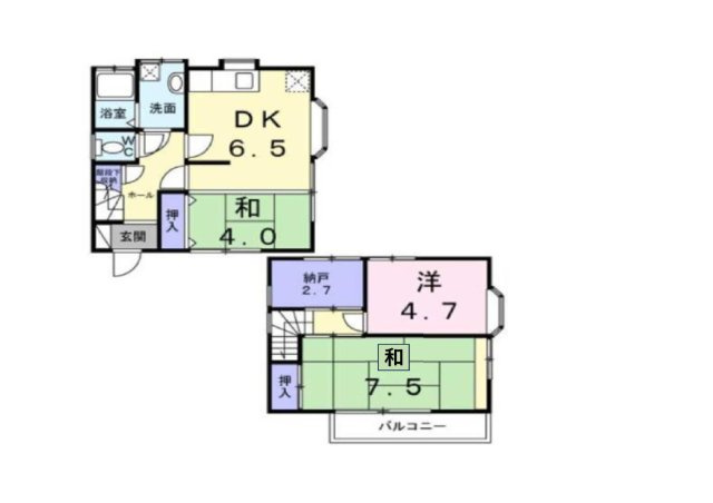 コンパクトな配置の最大の魅力は7.5帖の２Ｆ和室♪