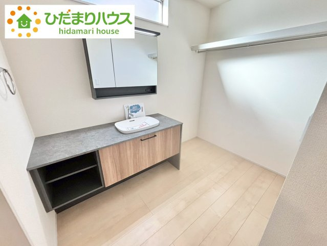 野田市中野台5期　新築戸建　1号棟のランドリースペース|ランドリースペースがあると、家事効率UP出来ますね(*´▽｀*)