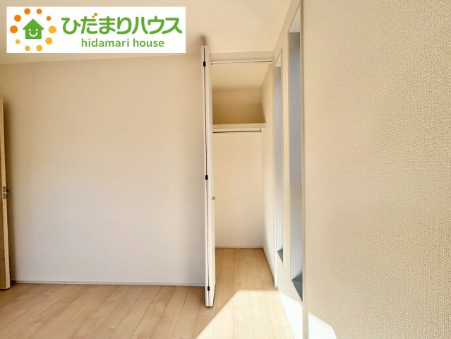 野田市中野台5期　新築戸建　1号棟の収納|クローゼットタイプの収納は荷物がどこにあるかすぐに見つかります！							
