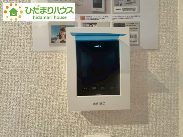 野田市中野台5期　新築戸建　1号棟の防犯設備|お子様のお留守番にも安心なTVモニター付きインターホン(^^♪							
