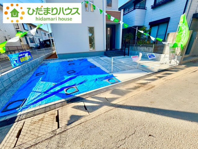 野田市中野台5期　新築戸建　1号棟の駐車場|2台可能です！