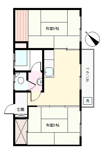 S0816R　中村ハイツの間取り