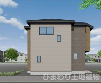 【外観】 | 秦野市北矢名  4号棟 第1 | イメージパース（完成時に現況と異なる場合は現況優先となります）
