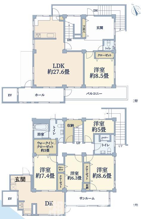 鎌倉市浄明寺５丁目１１－２４戸建ての間取り
