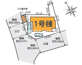 【区画図】 | 神戸市西区玉津町高津橋　新築戸建　仲介手数料無料！