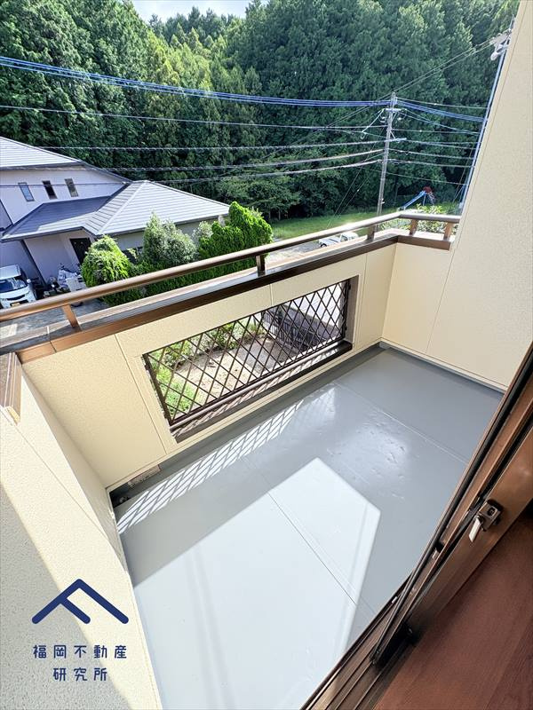 糟屋郡宇美町障子岳南２丁目　戸建てのバルコニー