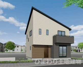 【外観】 | 秦野市北矢名  5号棟 第1 | イメージパース（完成時に現況と異なる場合は現況優先となります）