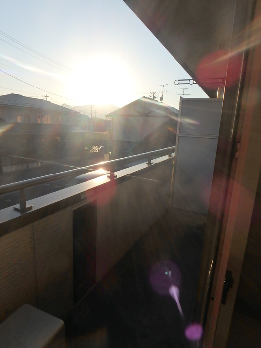 クレインハイム　Aのバルコニー