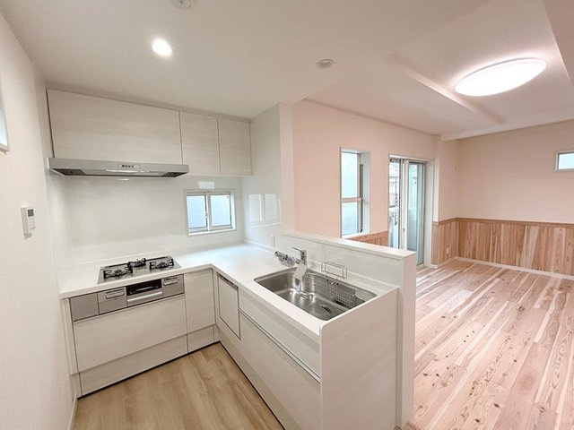 吹田市吹東町　新築戸建のキッチン|キッチンです