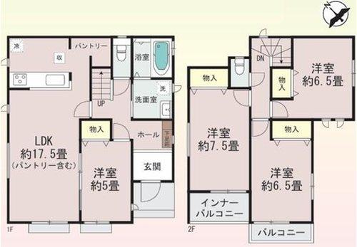 日光市今市駅前2期の前面道路含む現地写真|閑静な住宅街で車通りも少なめです◎