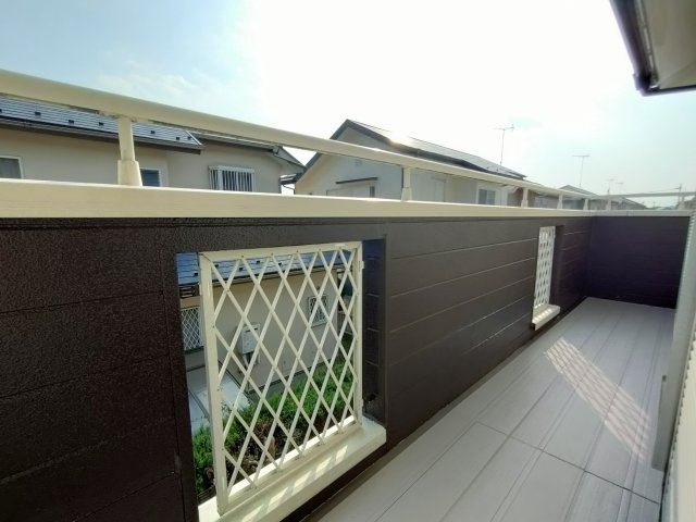 下都賀郡野木町大字友沼-4 リフォーム物件　のバルコニー|〇バルコニー〇
日当たり良好なバルコニー♪お洗濯物を乾かす強い味方になります！
2025年8月撮影