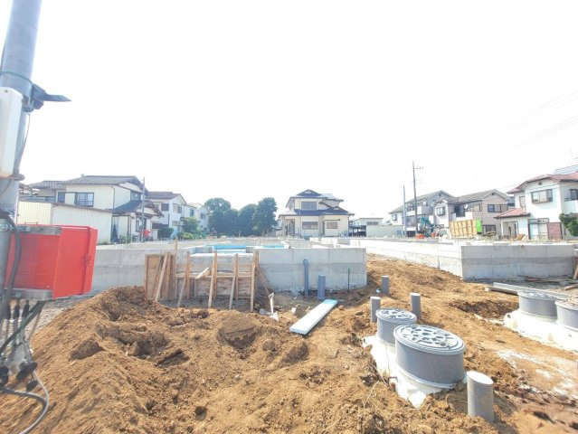 【Cradle Garden】野田市七光台 第１８ 全7邸の外観|建築中の様子が見られるのも今だけ！ぜひ、お気軽にお問い合わせください♪
2025年8月撮影