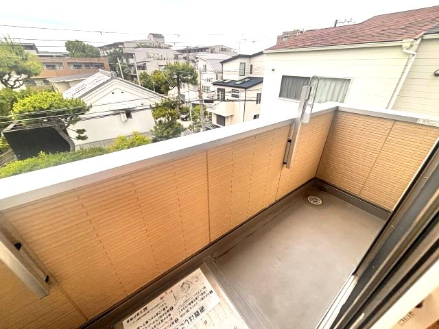 Raffinato東灘のバルコニー