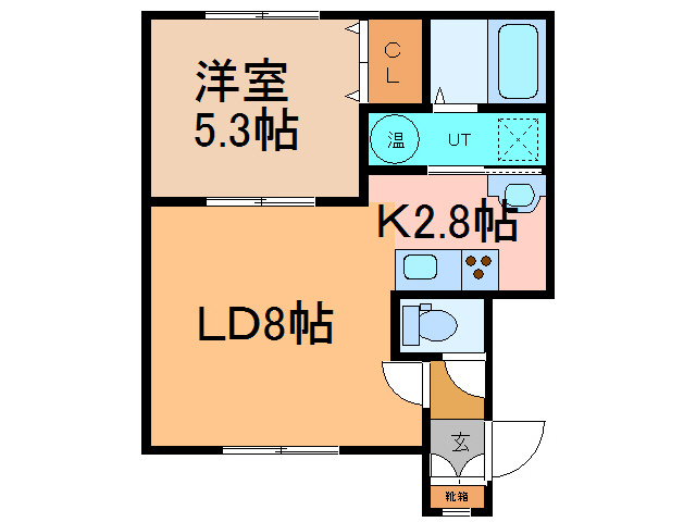 Ｌｉｂｒｅ（リブレ）Ⅱの間取り