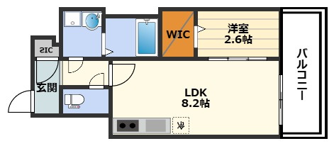 コンフォリア・リヴ南森町Ⅱの間取り
