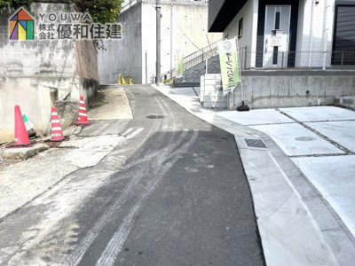 【前面道路含む現地写真】 | 新築戸建　垂水区歌敷山４丁目