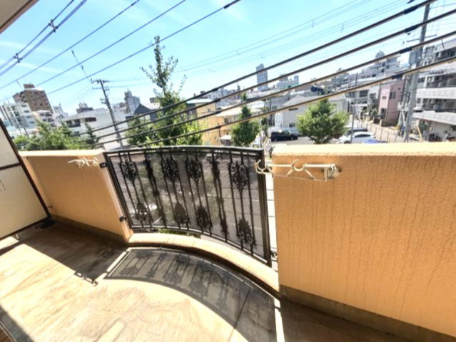 ニックあさひのバルコニー