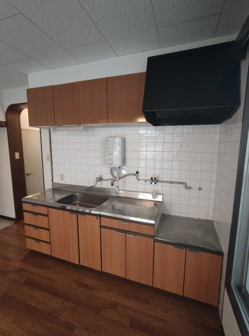 ランマンションのキッチン