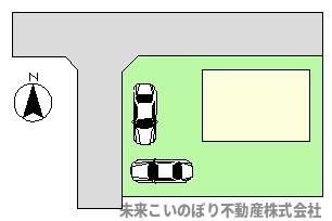 【区画図】 | 加須市久下3丁目中古戸建て | 現況と異なる場合は現況優先とさせていただきます