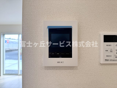 【セキュリティ】 | 静岡市清水区三保 5期 新築一戸建て | 来客の際、顔が見えて安心です