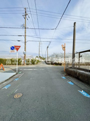 【前面道路含む現地写真】 | 静岡市清水区三保 5期 新築一戸建て | 前面道路含む現地写真です