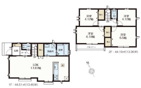 【間取り】 | 陽の光をたっぷりと浴びながら気持ち良く生活が出来ます。夢のマイホーム、夢ではなく実現出来ます！見学・ご相談等、お気軽にご連絡下さい。
