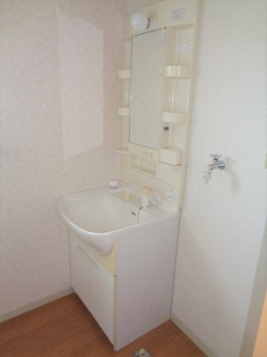 【洗面所】 | バリュージュ A棟 | 洗髪洗面化粧台