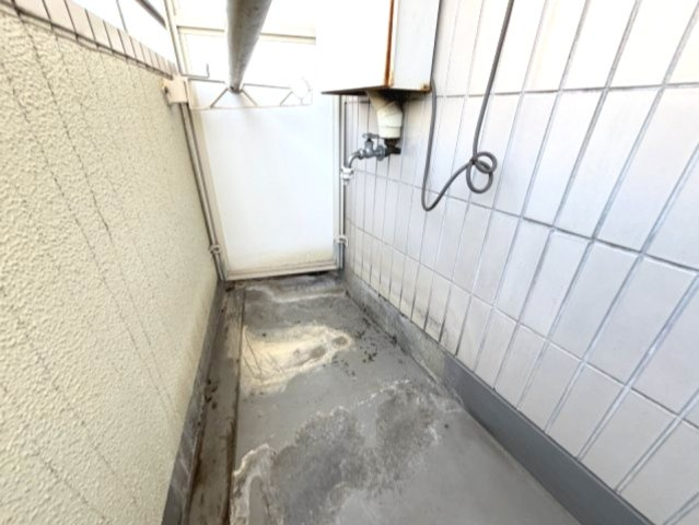 ヒルズ六甲のバルコニー