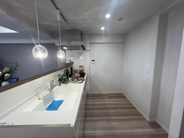 南西×南東向きのイイですねぇ～リノベ【ルネ和田町】のキッチン|きれいなキッチンです