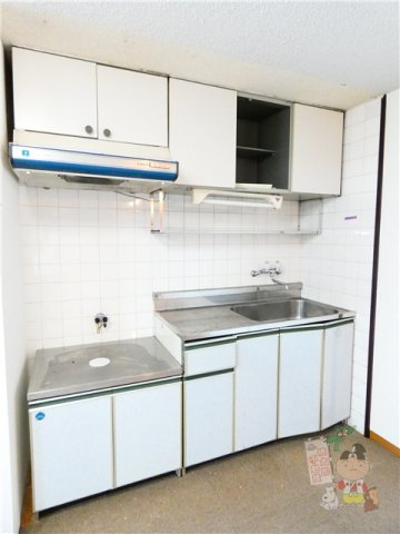 弓之町ビルテナントのキッチン