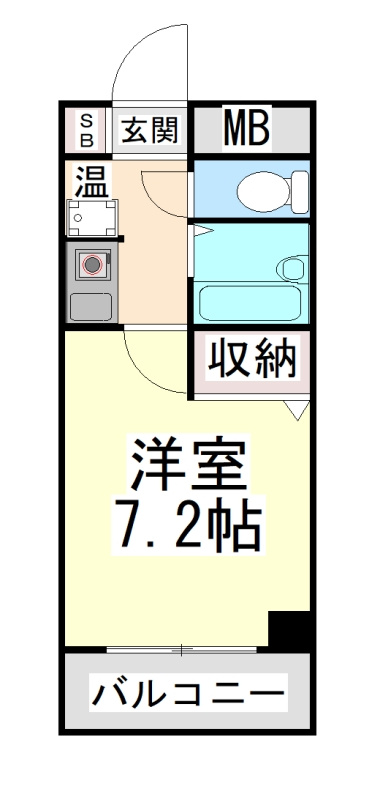 ワコーレ六甲アーベインの間取り