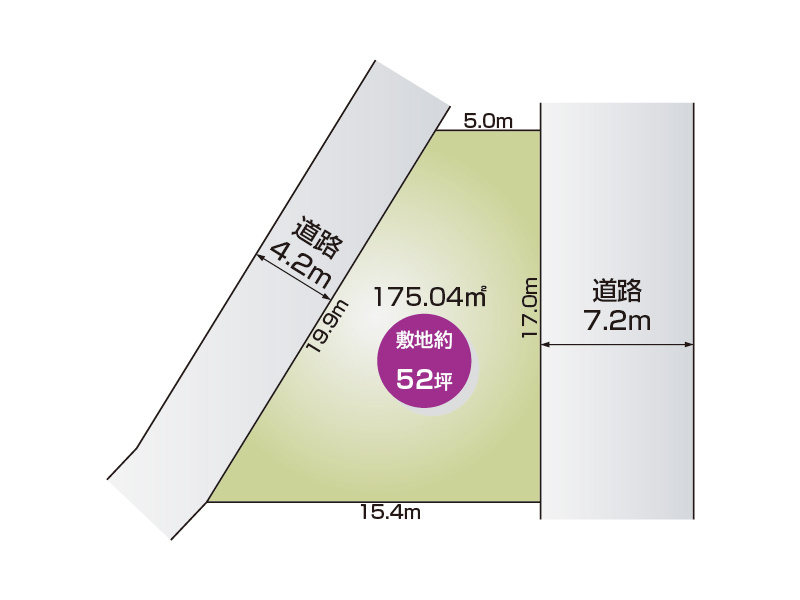 古河市諸川◆区画図