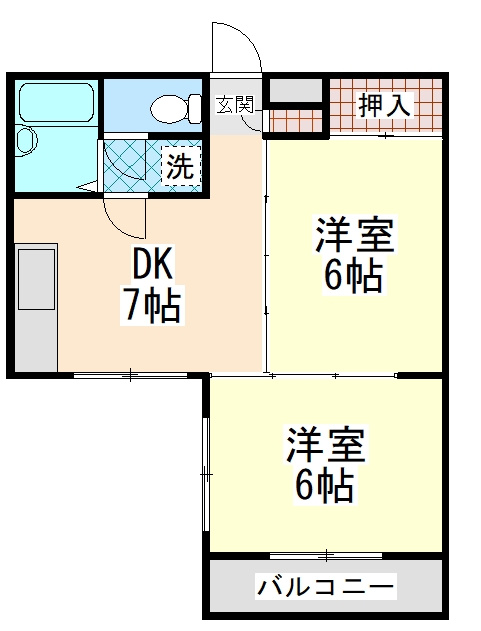 シャルム桜ヶ丘の間取り